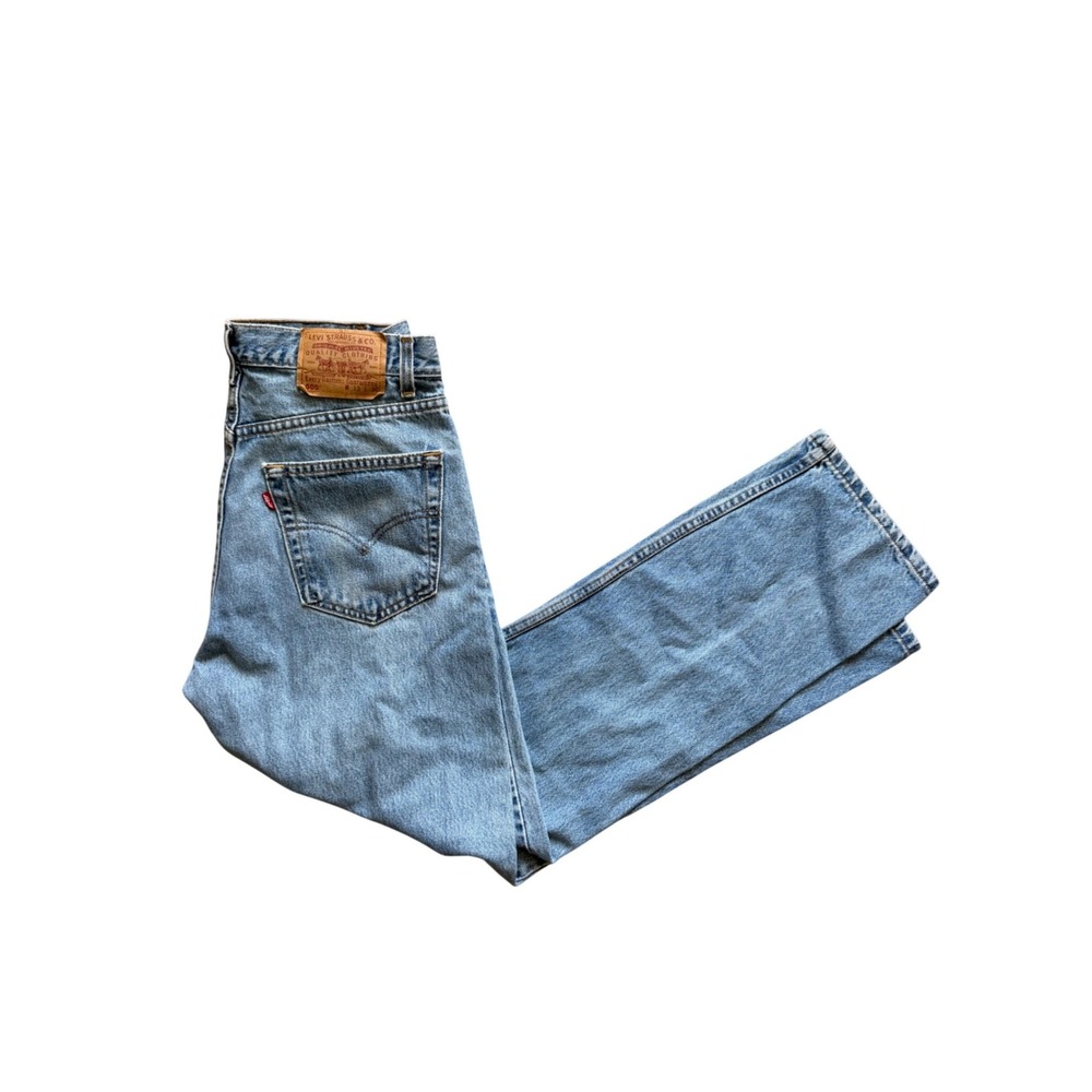 Levi's 505 Regular Fit Jeans Mens 33x30 Light Wash Straight Leg Denim Pants